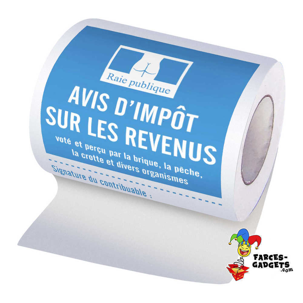 PQ humour - Avis d'impôt sur les revenus